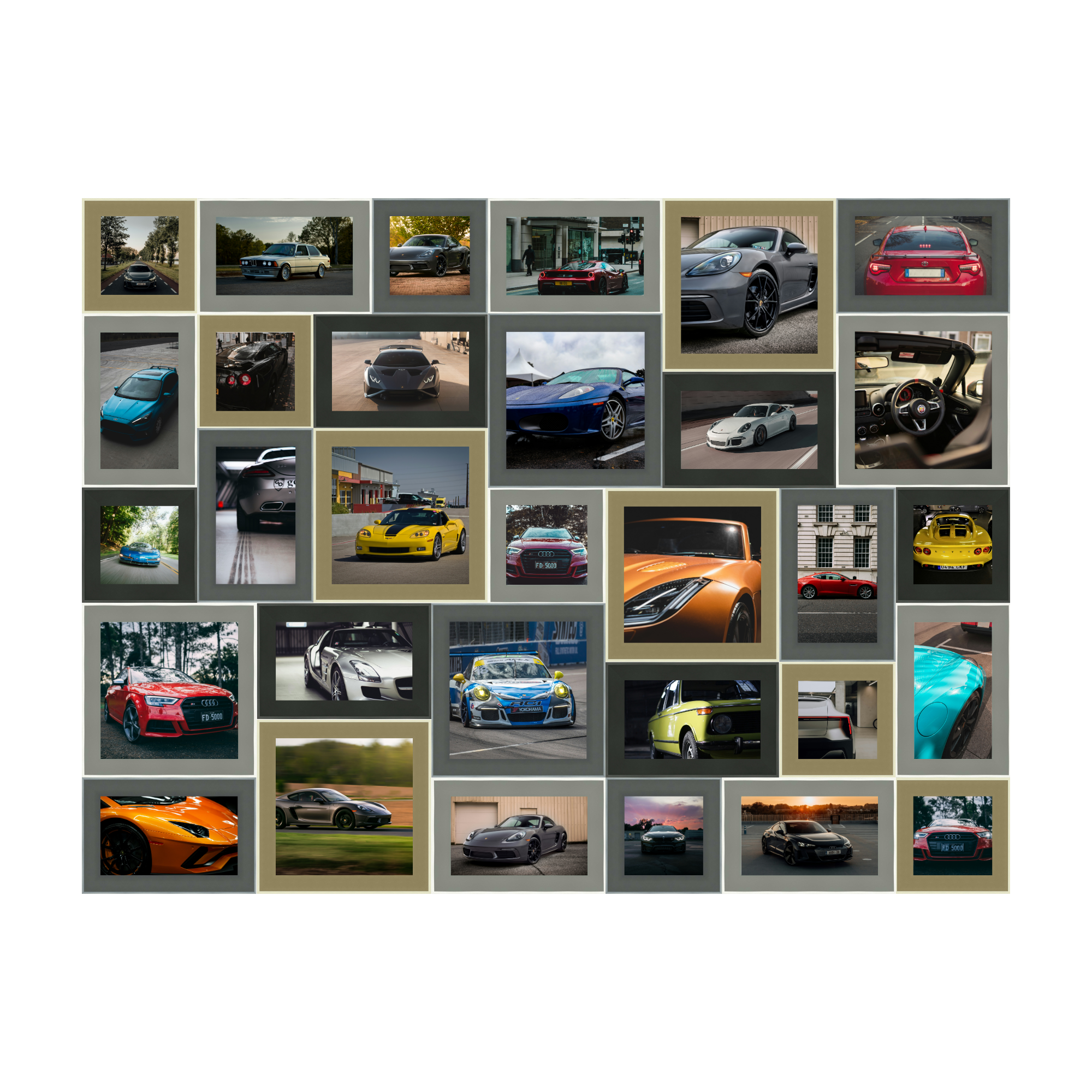 Magnetic Gallery Wall - 3x4 Feet