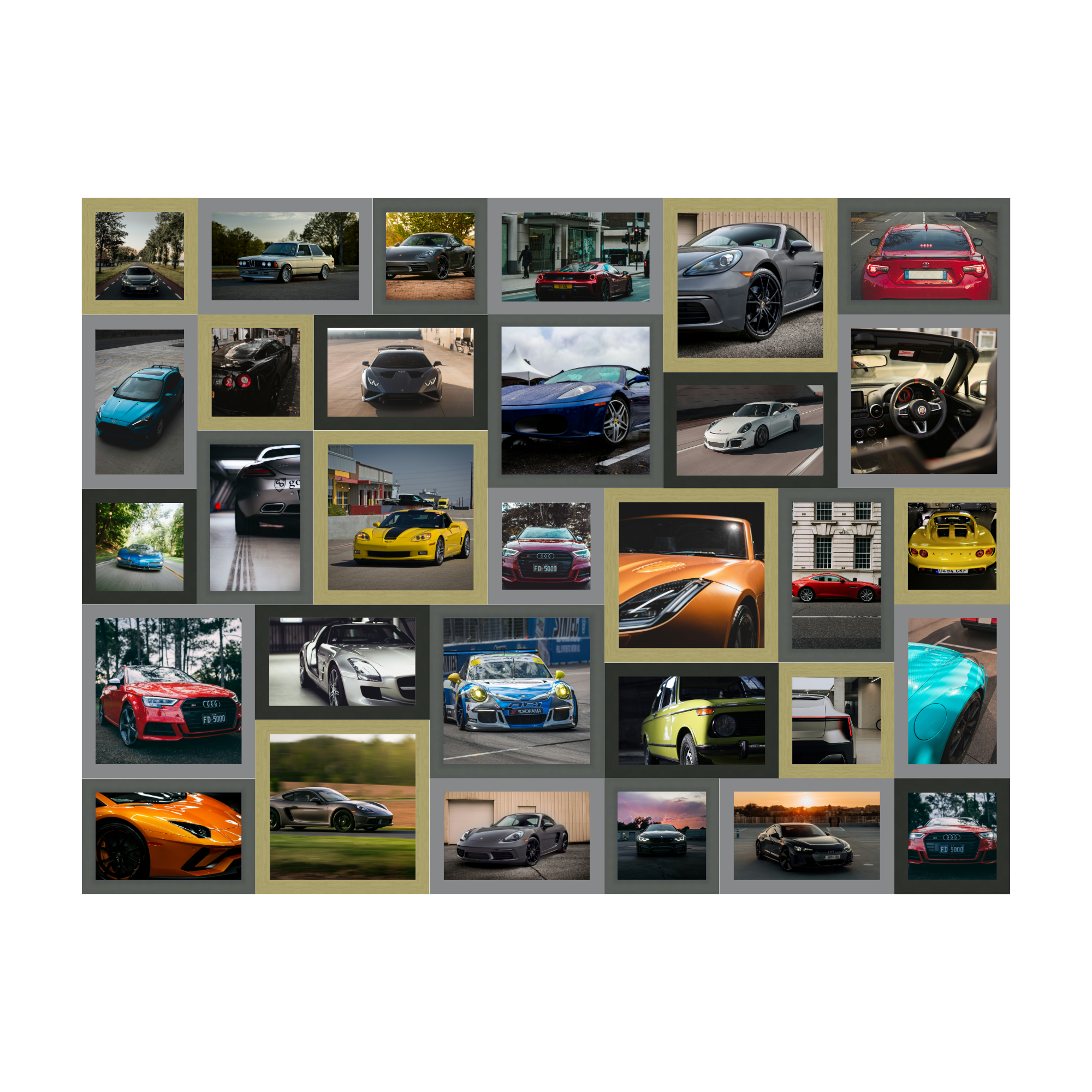 Magnetic Gallery Wall - 3x4 Feet