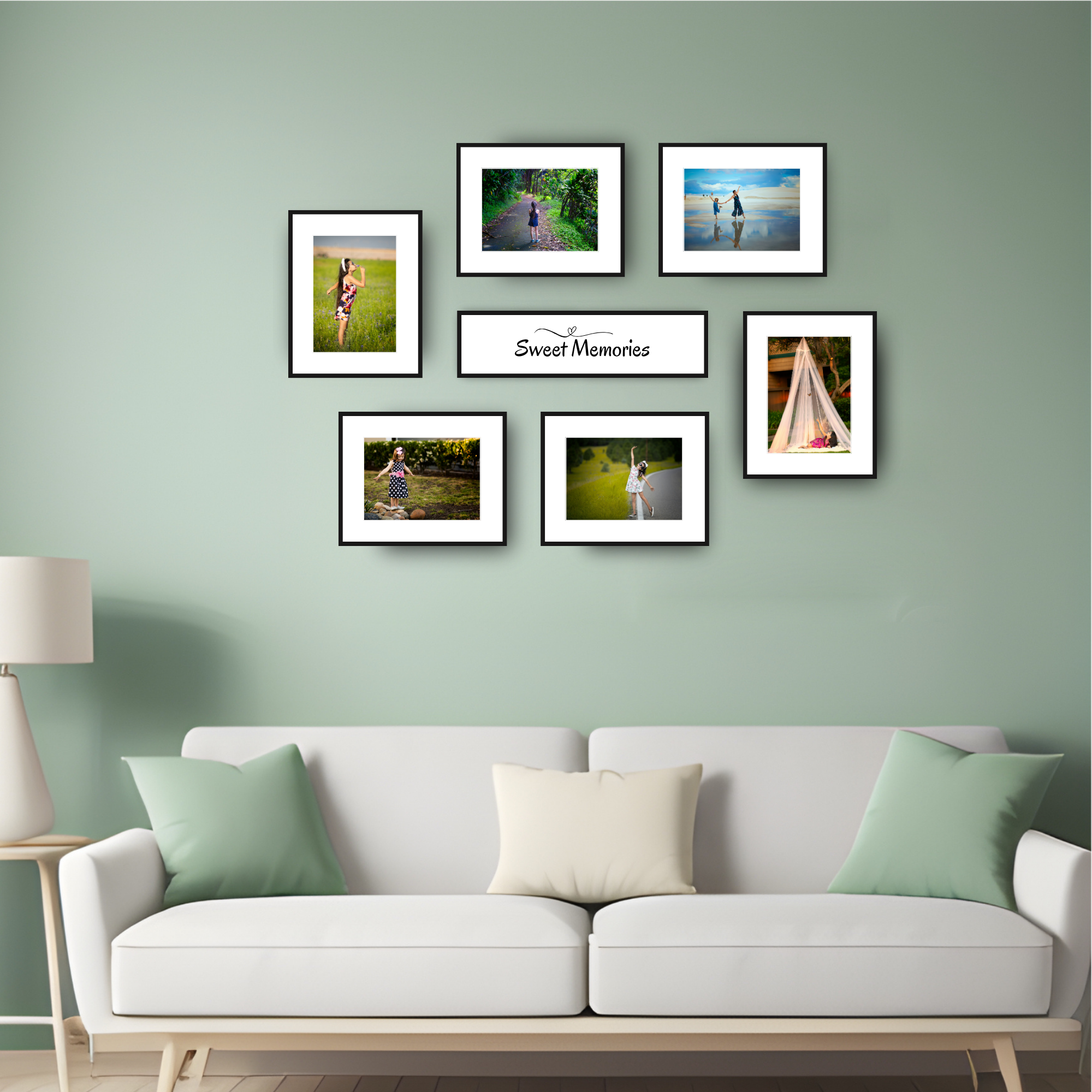 31" x 24" Gallery Wall Metal Frames (Set of 7)