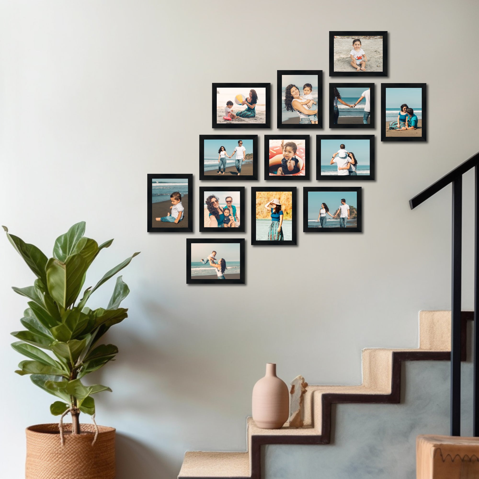 45" x 41" Gallery Wall HDPS Frames (Set of 13)