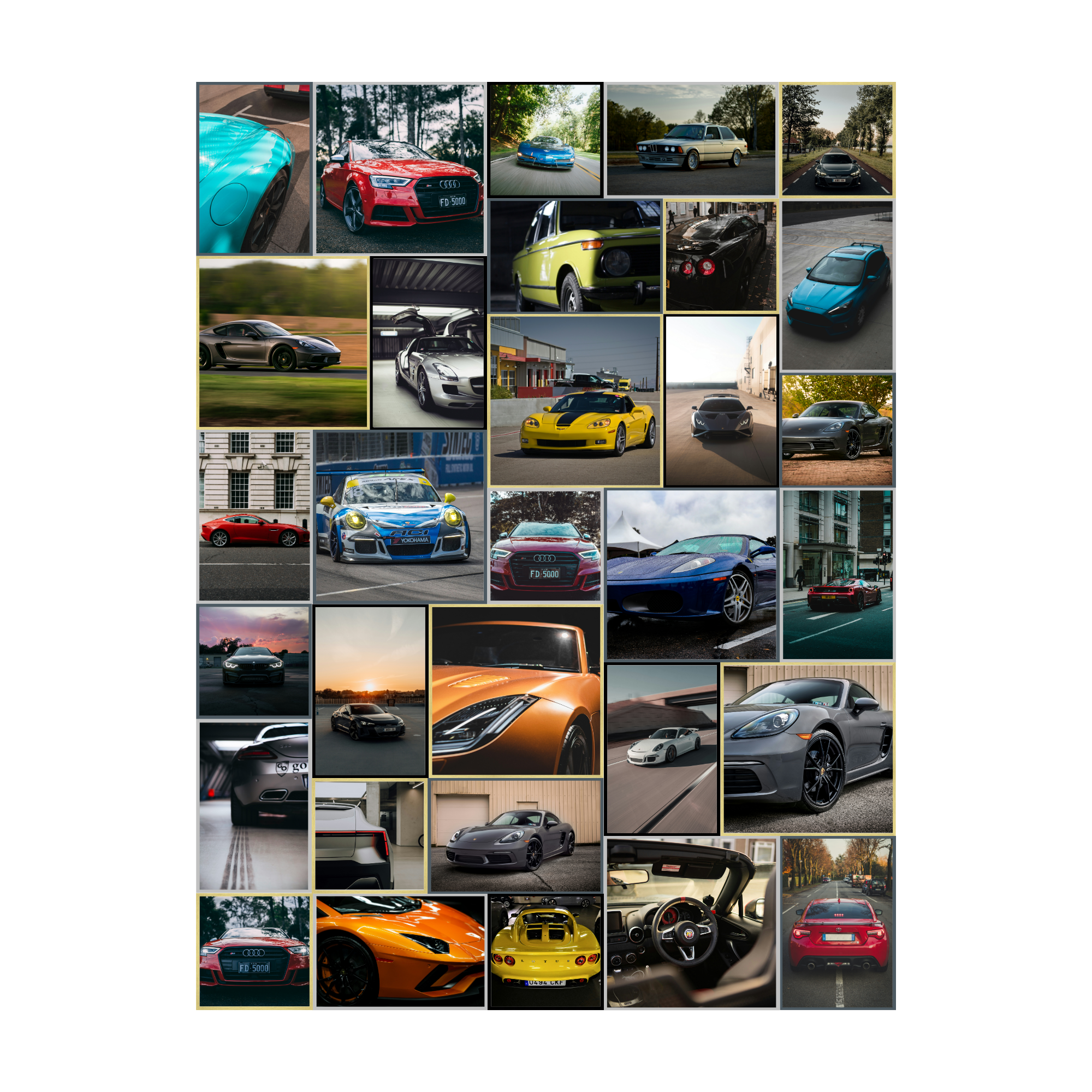 Magnetic Gallery Wall - 3x4 Feet