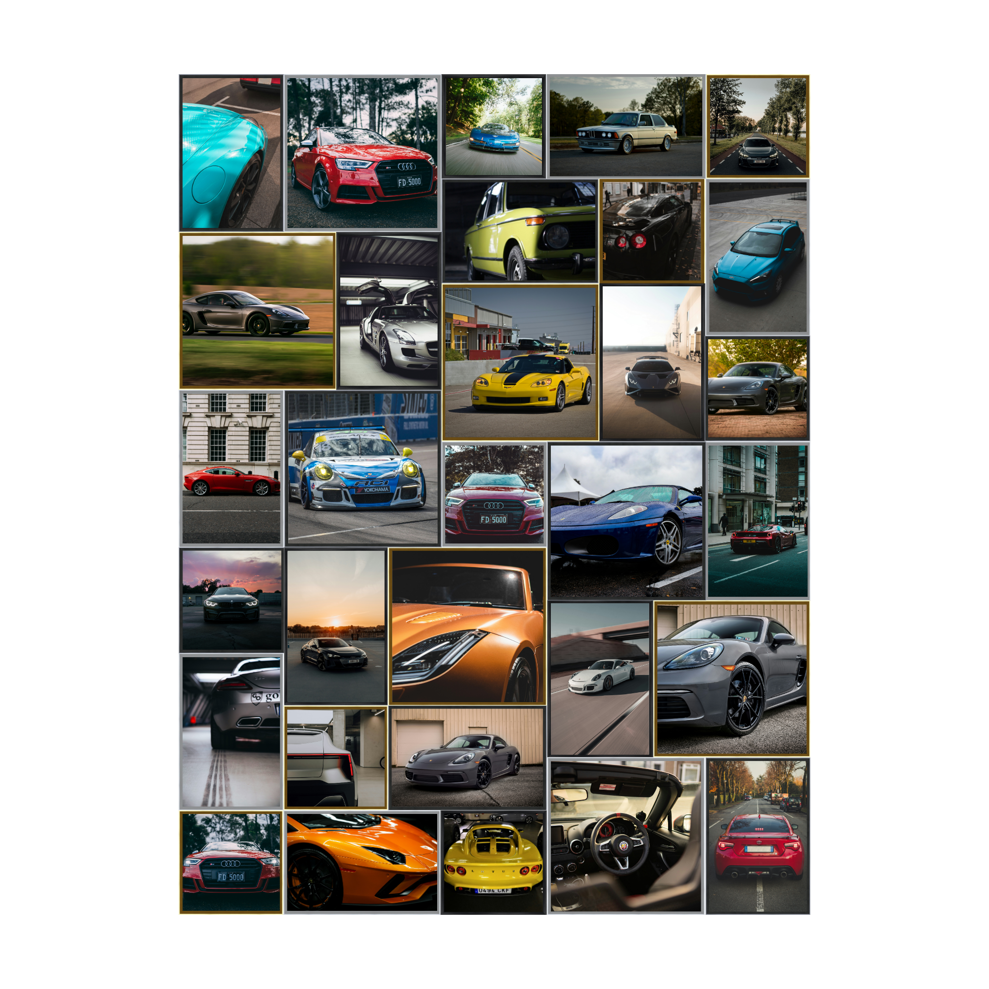 Magnetic Gallery Wall - 3x4 Feet