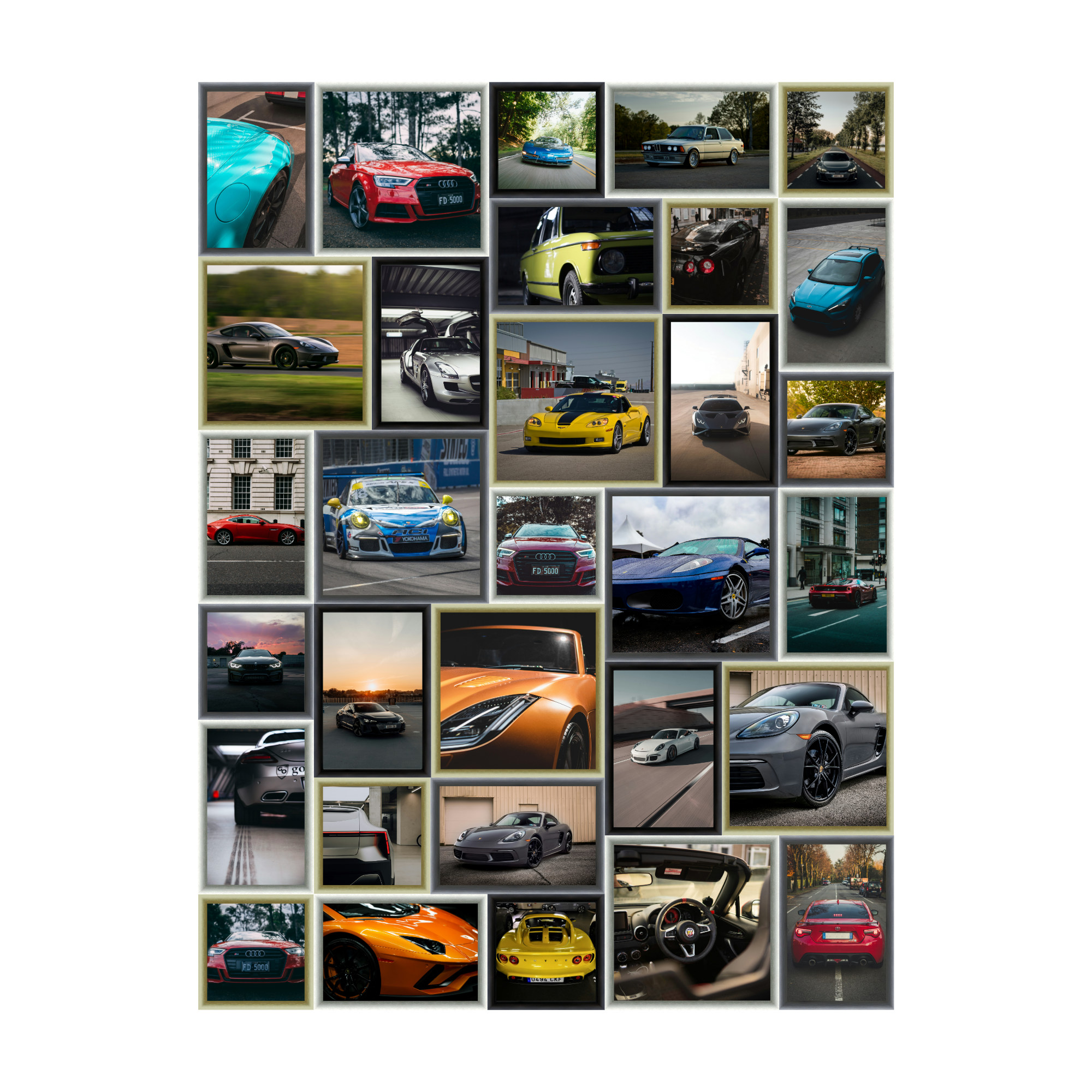 Magnetic Gallery Wall - 3x4 Feet