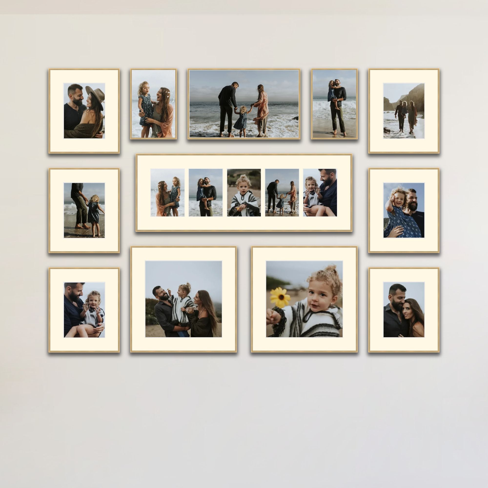 55" x 40" Gallery Wall Metal Frame (12 Frames)