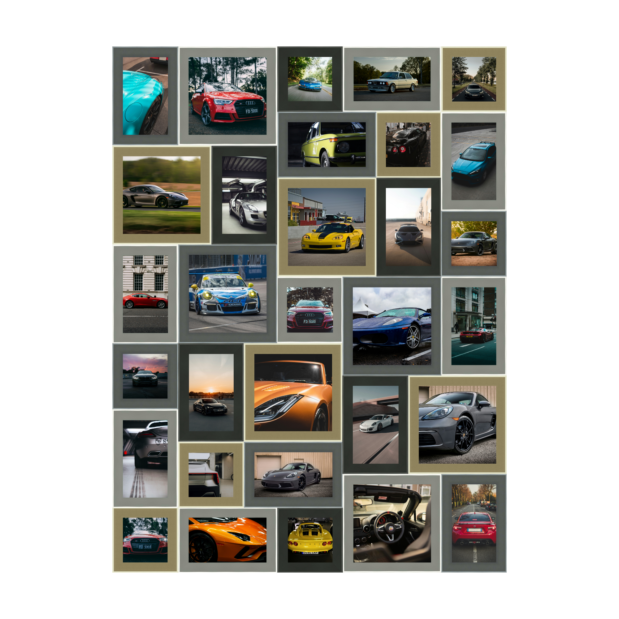 Magnetic Gallery Wall - 3x4 Feet