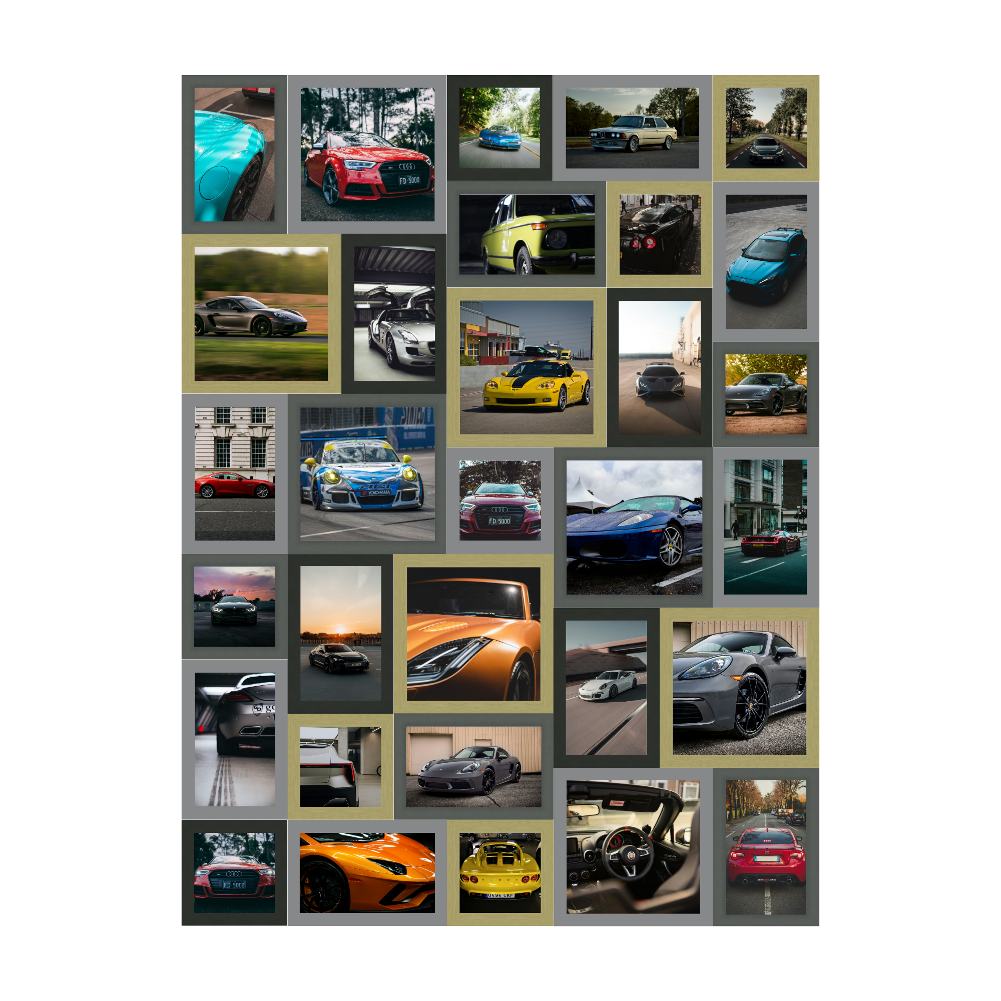 Magnetic Gallery Wall - 3x4 Feet