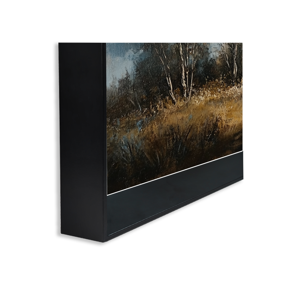 Golden Stillness Under Dynamic Skies