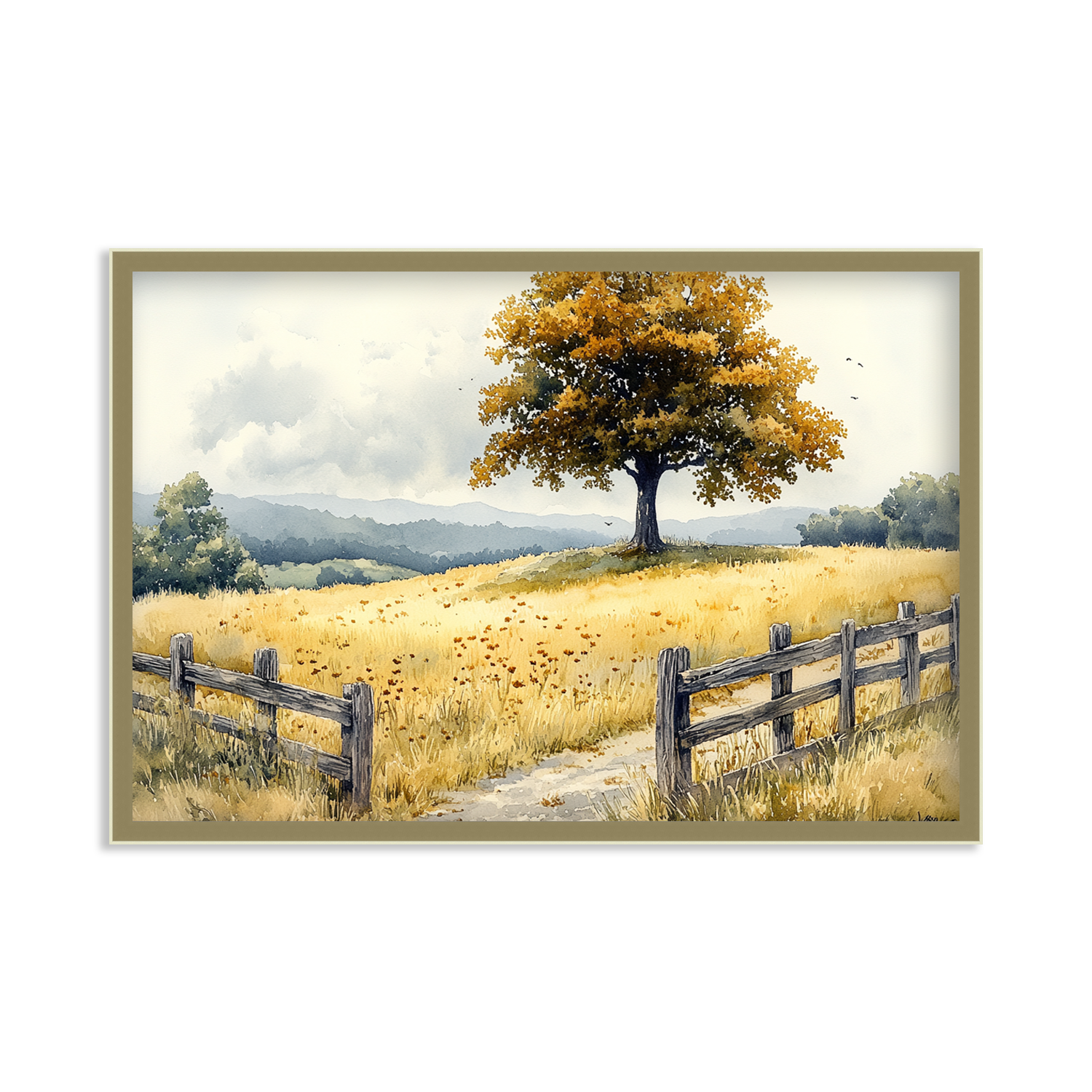 The Lone Tree of the Meadow