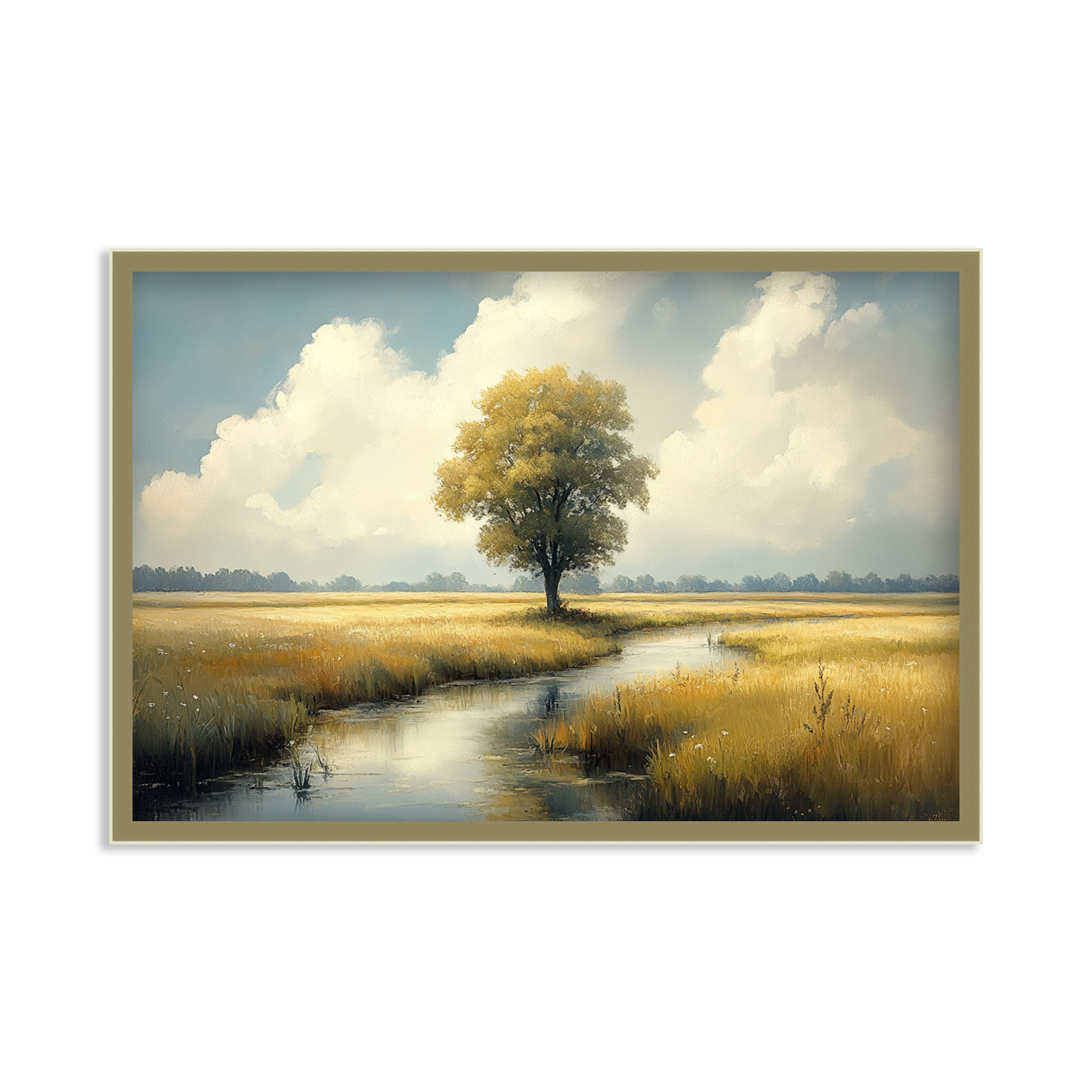 Lone Sentinel by the Stream