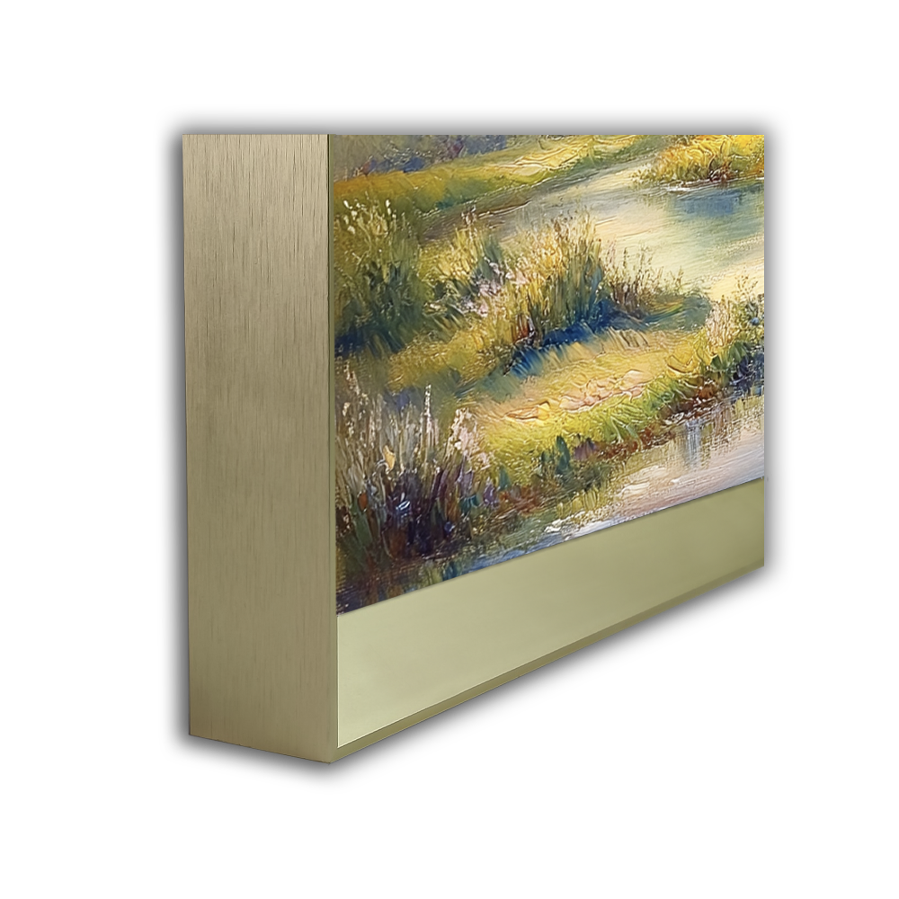 Cottage by the Serene Stream