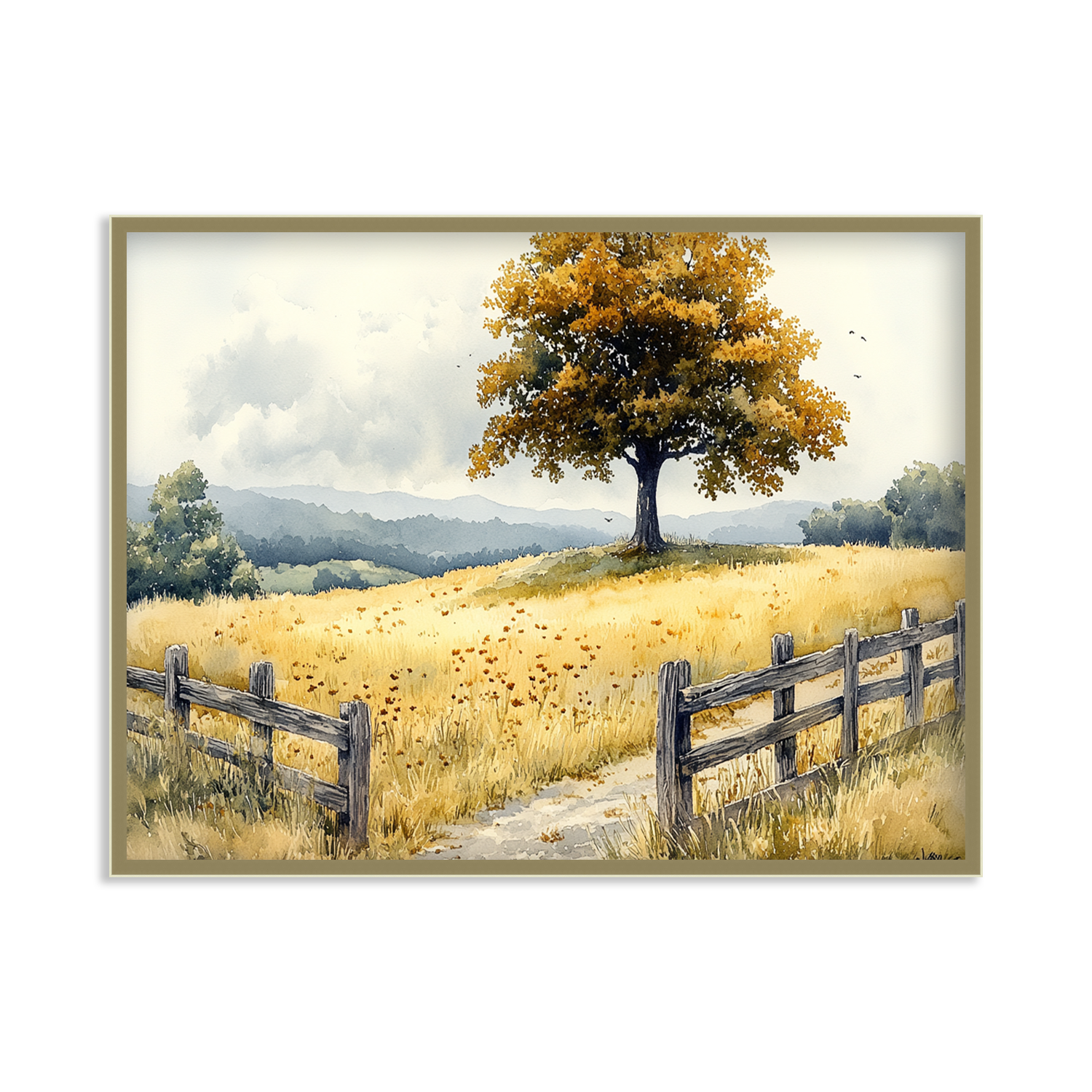 The Lone Tree of the Meadow