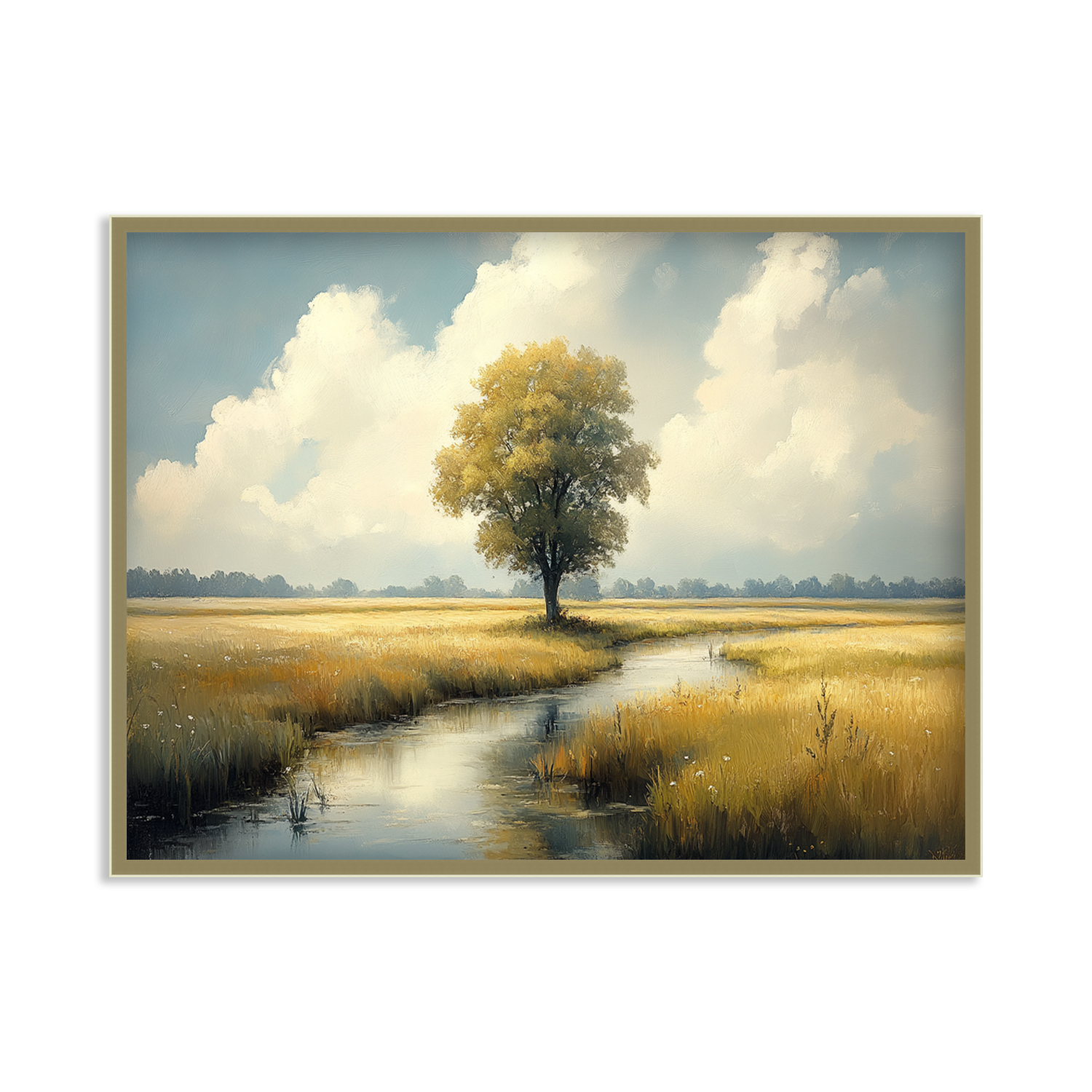 Lone Sentinel by the Stream