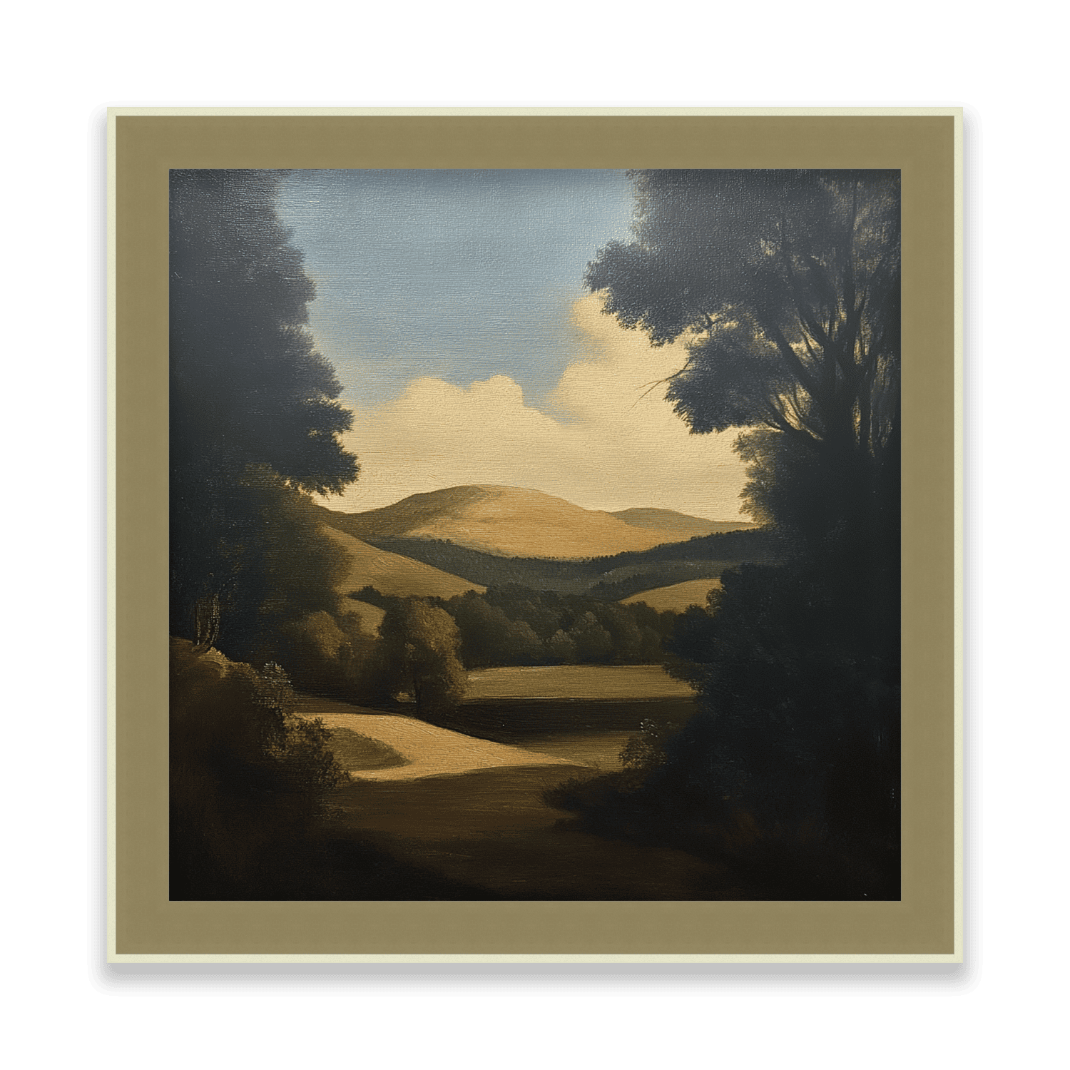 Golden Hills at Twilight