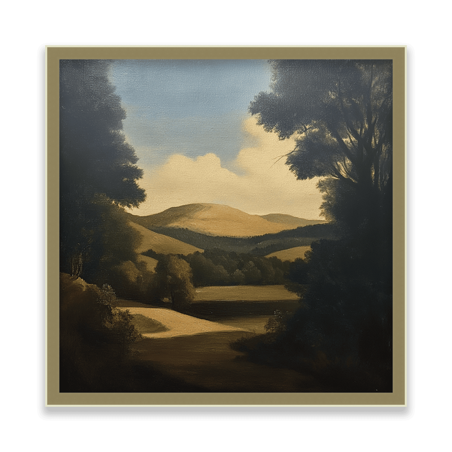 Golden Hills at Twilight