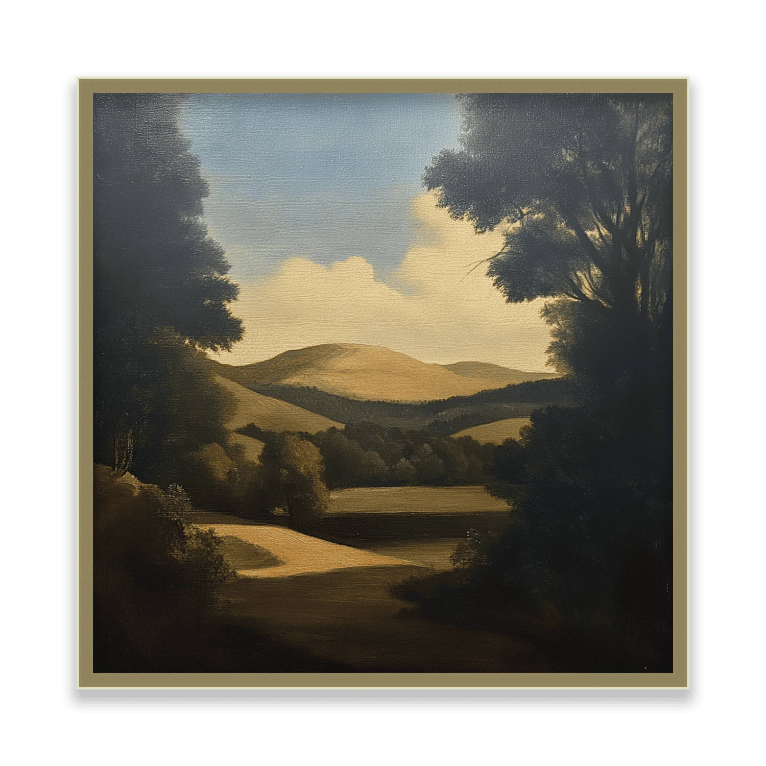 Golden Hills at Twilight