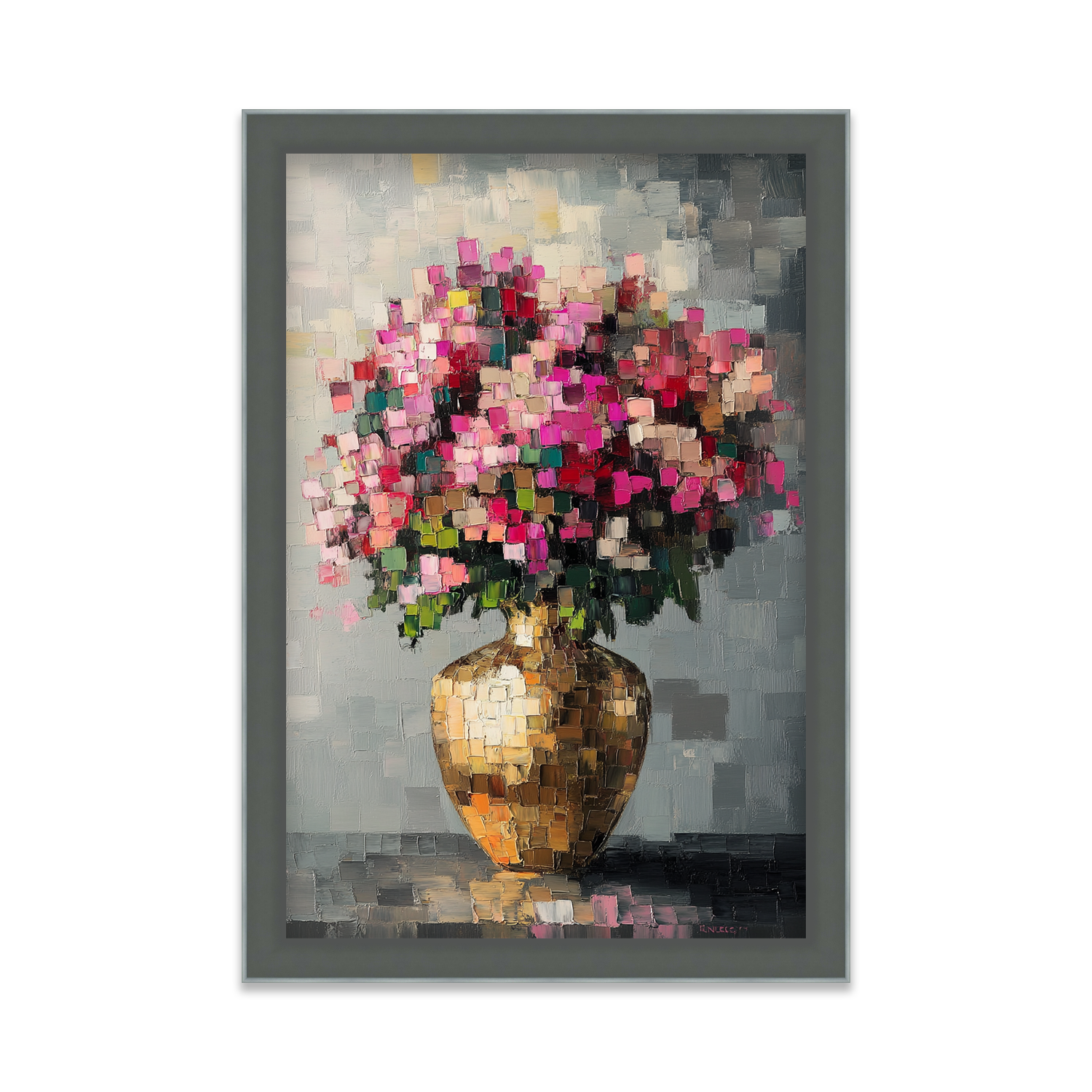 Golden Mosaic Bouquet