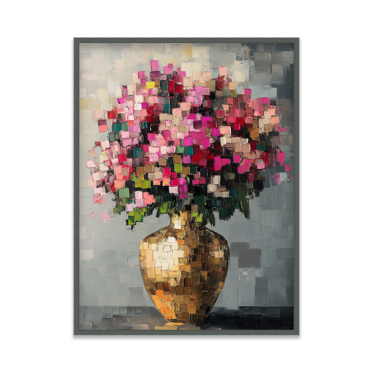Golden Mosaic Bouquet