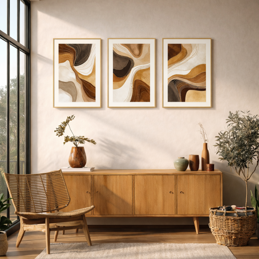 Golden Contour - Set of Three