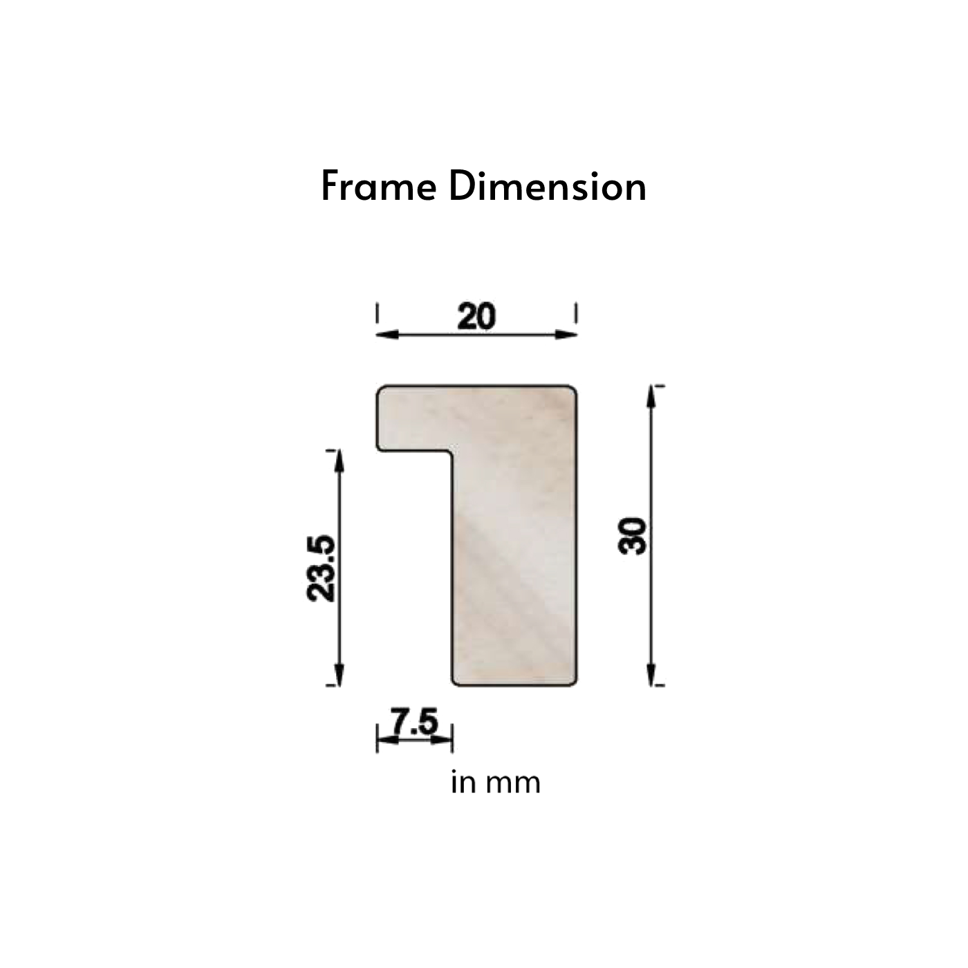 Chicago Frame - Solid Wood