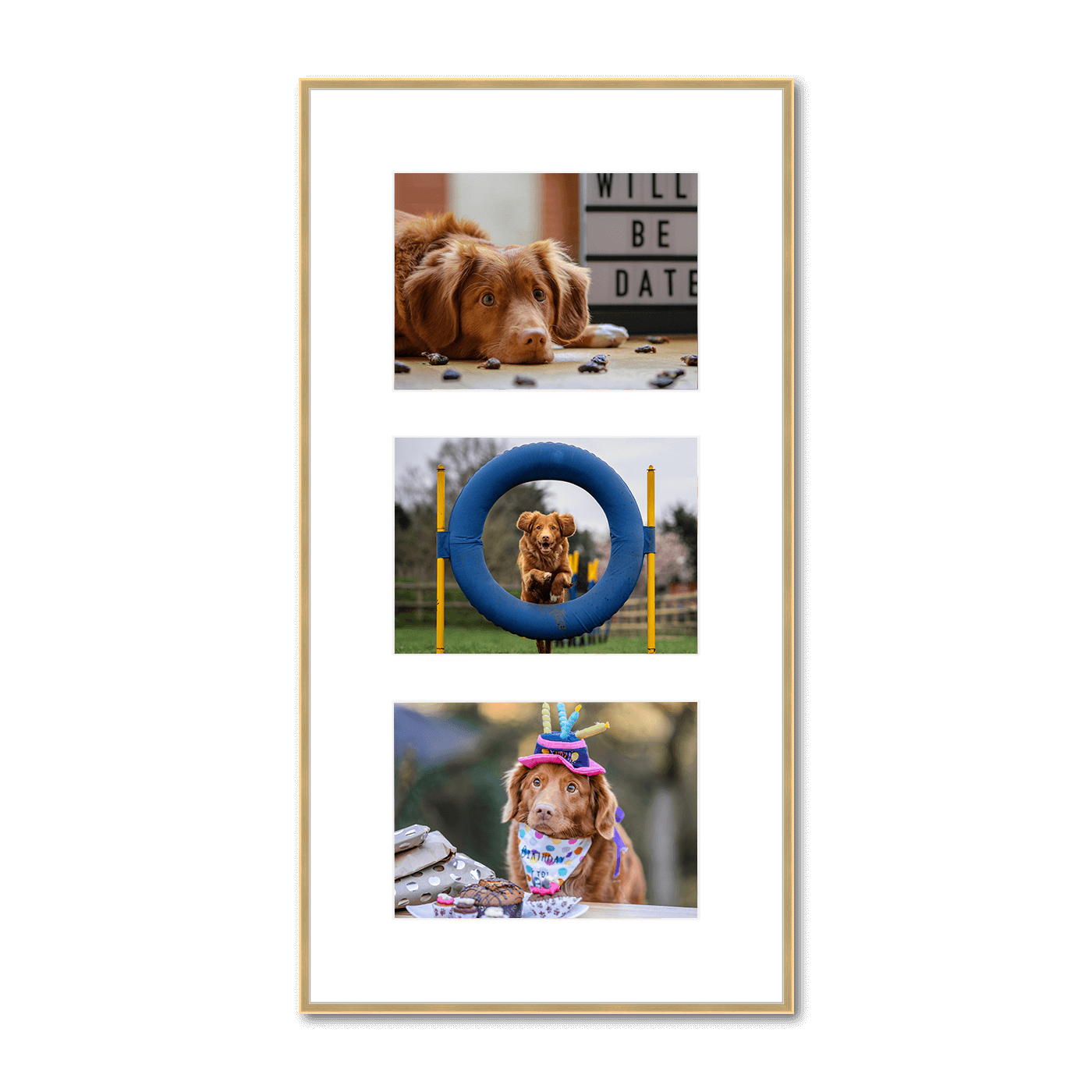 Quebec Collage Frame - 3 Landscape Pictures