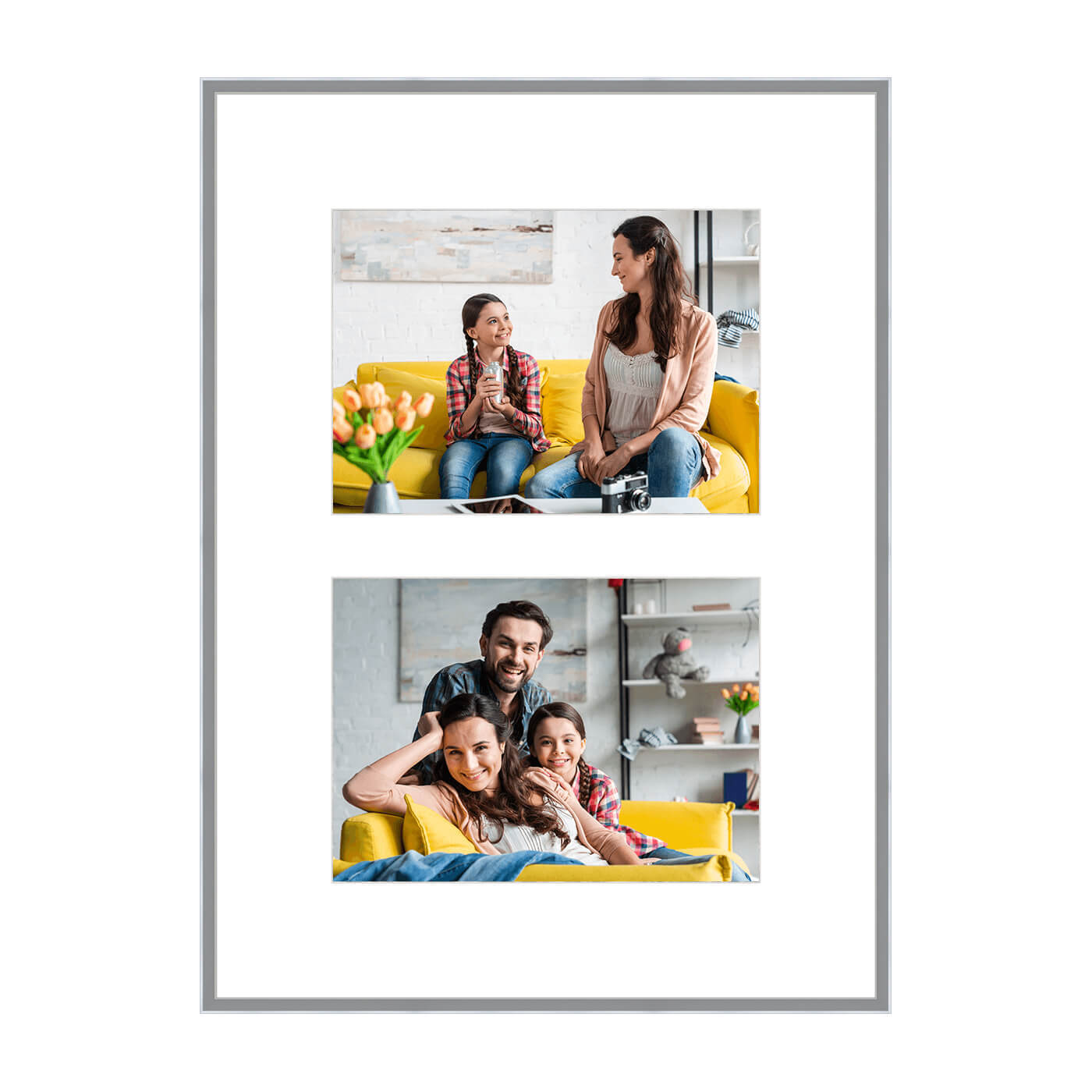 Quebec Collage Frame - 2 Landscape Pictures