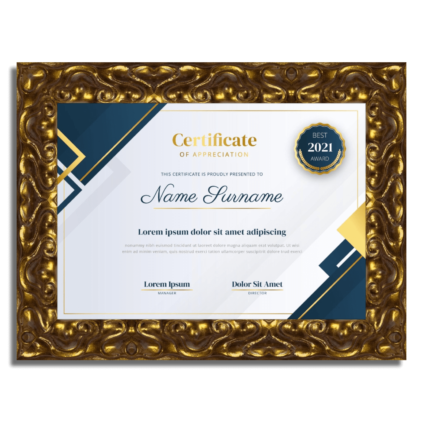 Cadre paysage format A4 | Certificats | Esquisse | Dessin | Photographie | Citations inspirantes