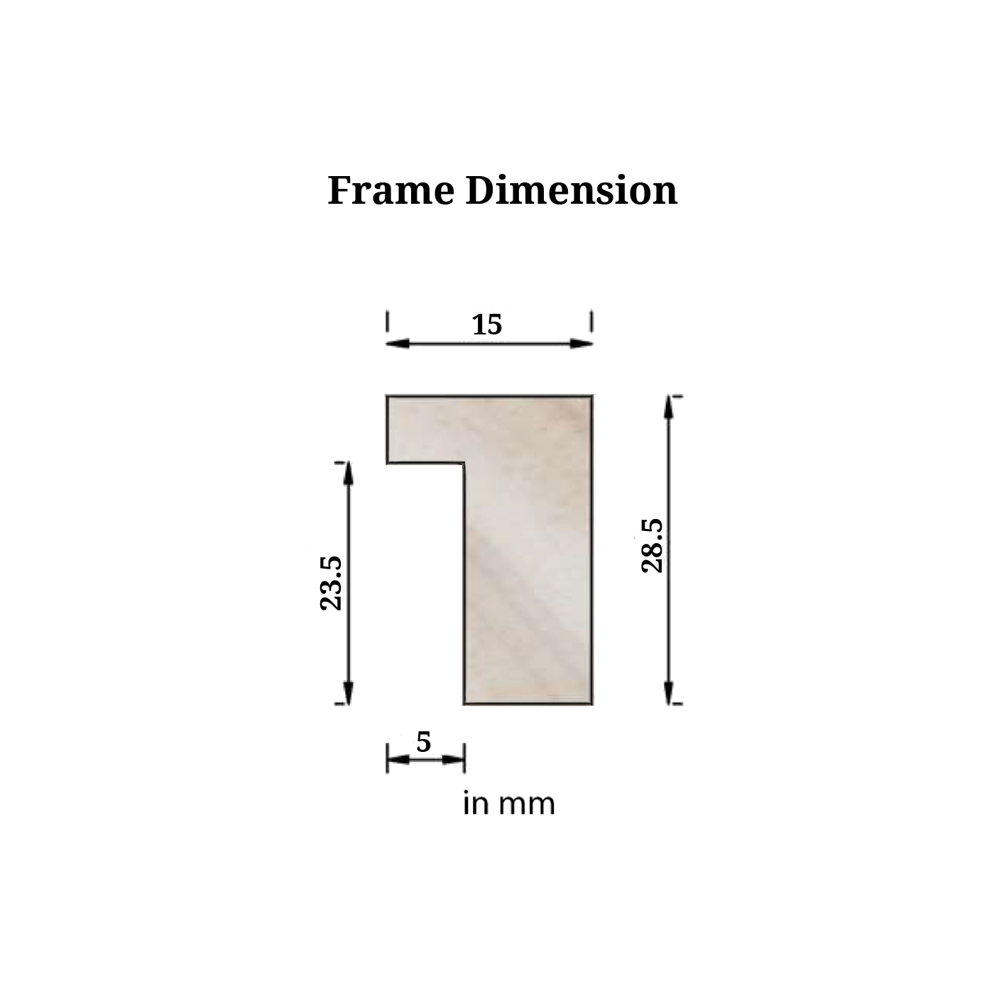 Venice Frame - Solid Wood