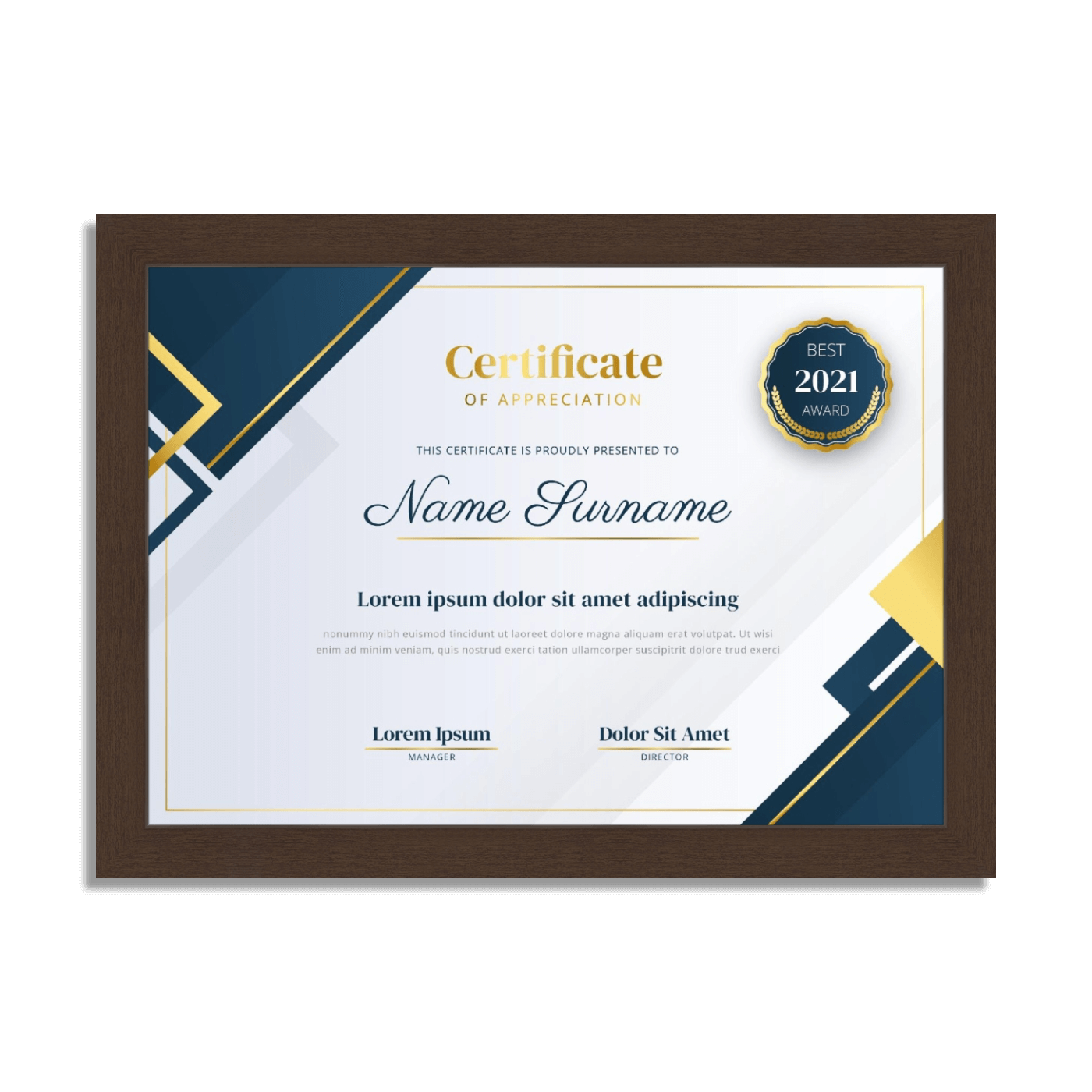 Cadre paysage format A4 | Certificats | Esquisse | Dessin | Photographie | Citations inspirantes