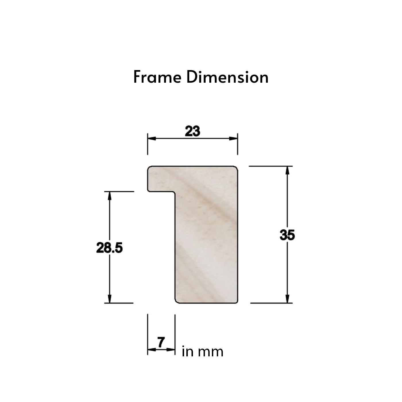 Los Angeles Frame - Solid Wood