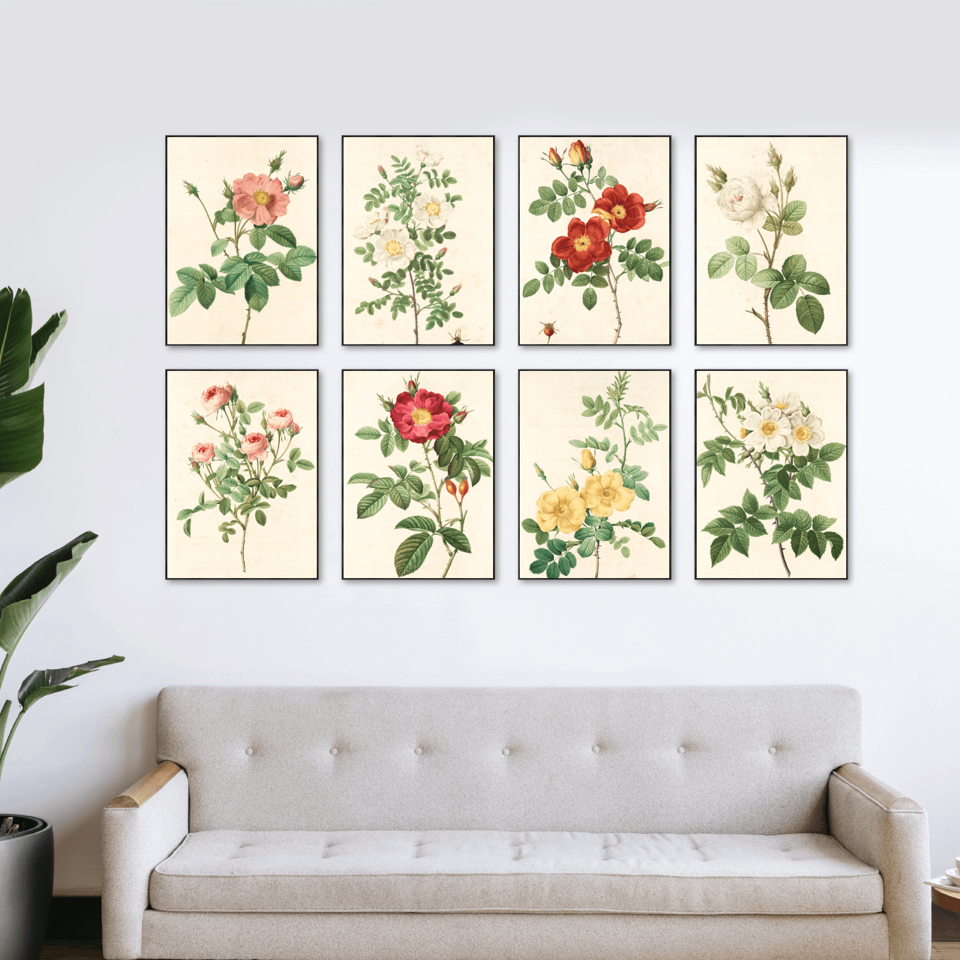 73" x 47" Gallery Wall Metal Frame (Set of 8)