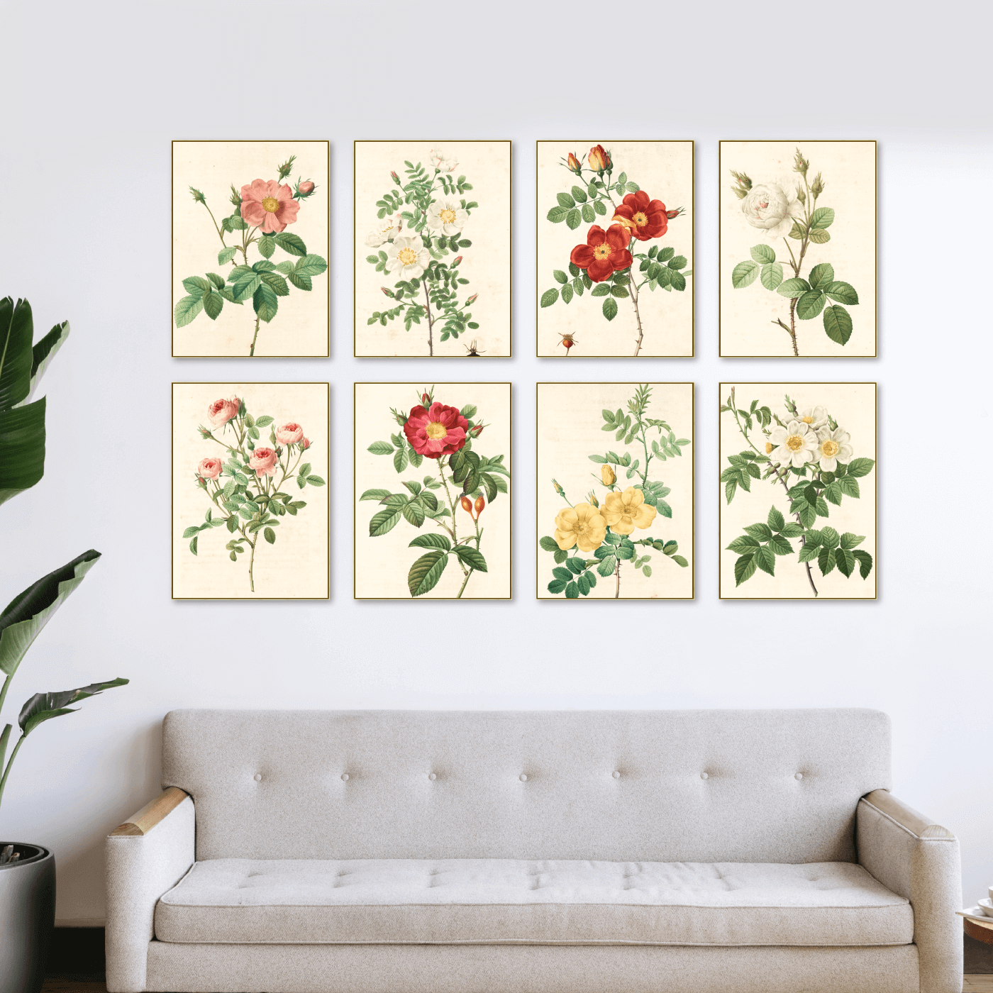 73" x 47" Gallery Wall Metal Frame (Set of 8)