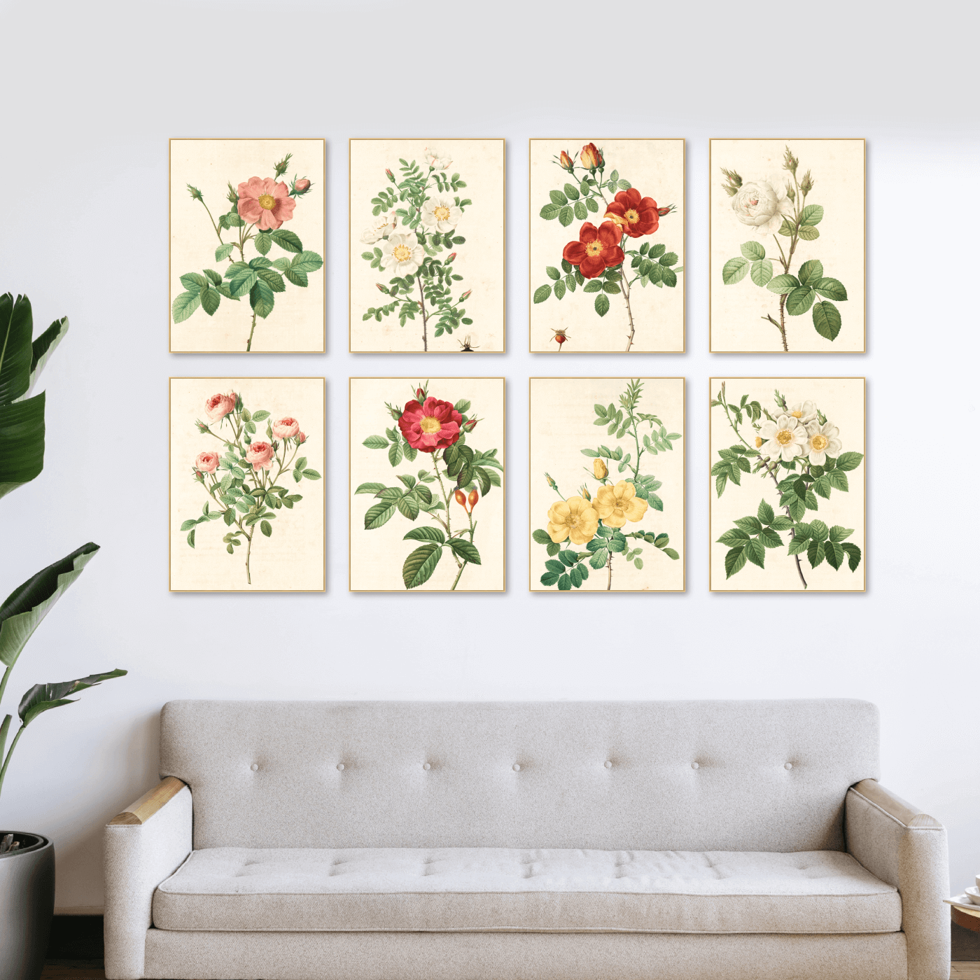 73" x 47" Gallery Wall Metal Frame (Set of 8)