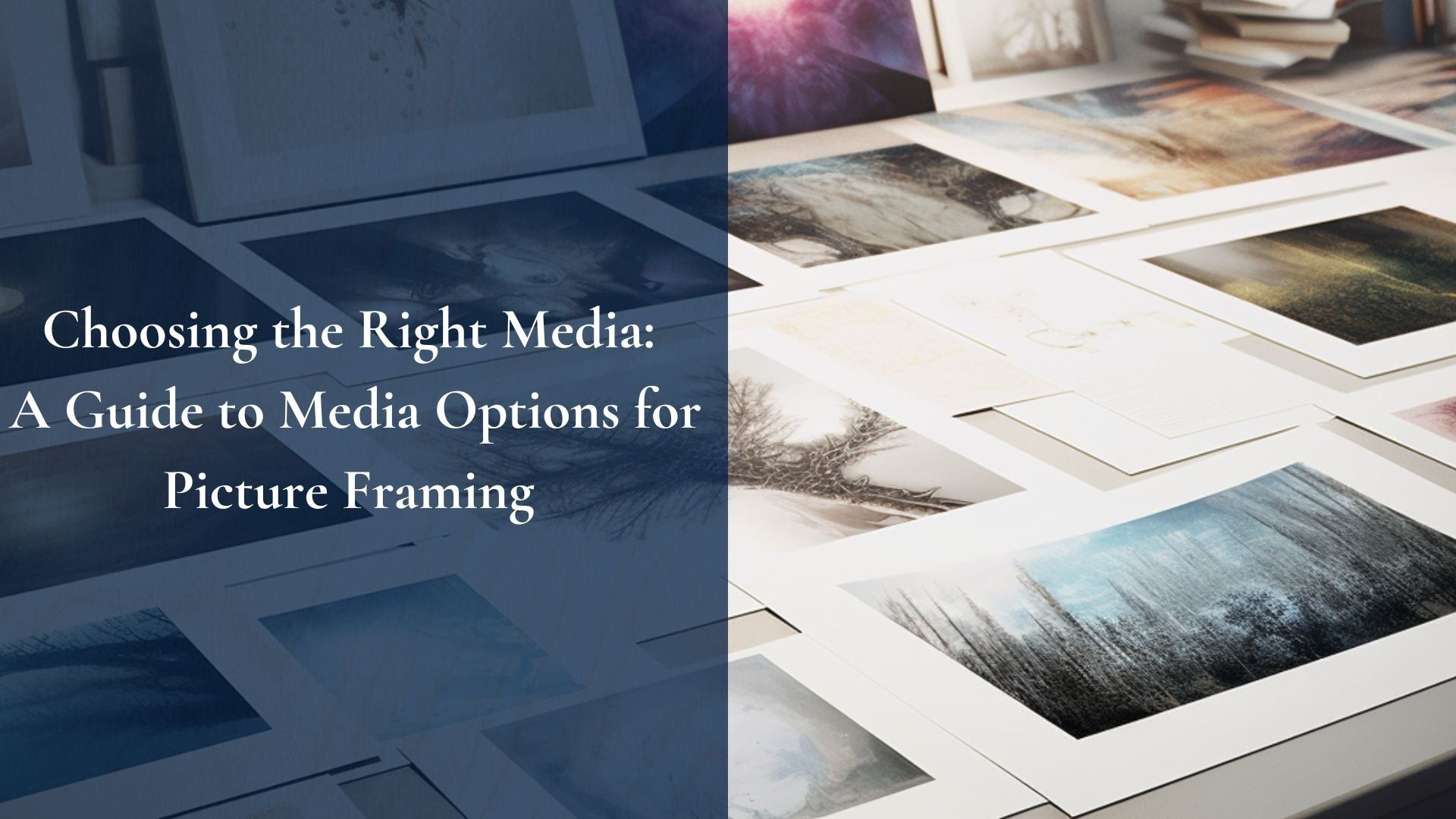 Choosing the Right Media: A Guide to Media Options for Picture Framing