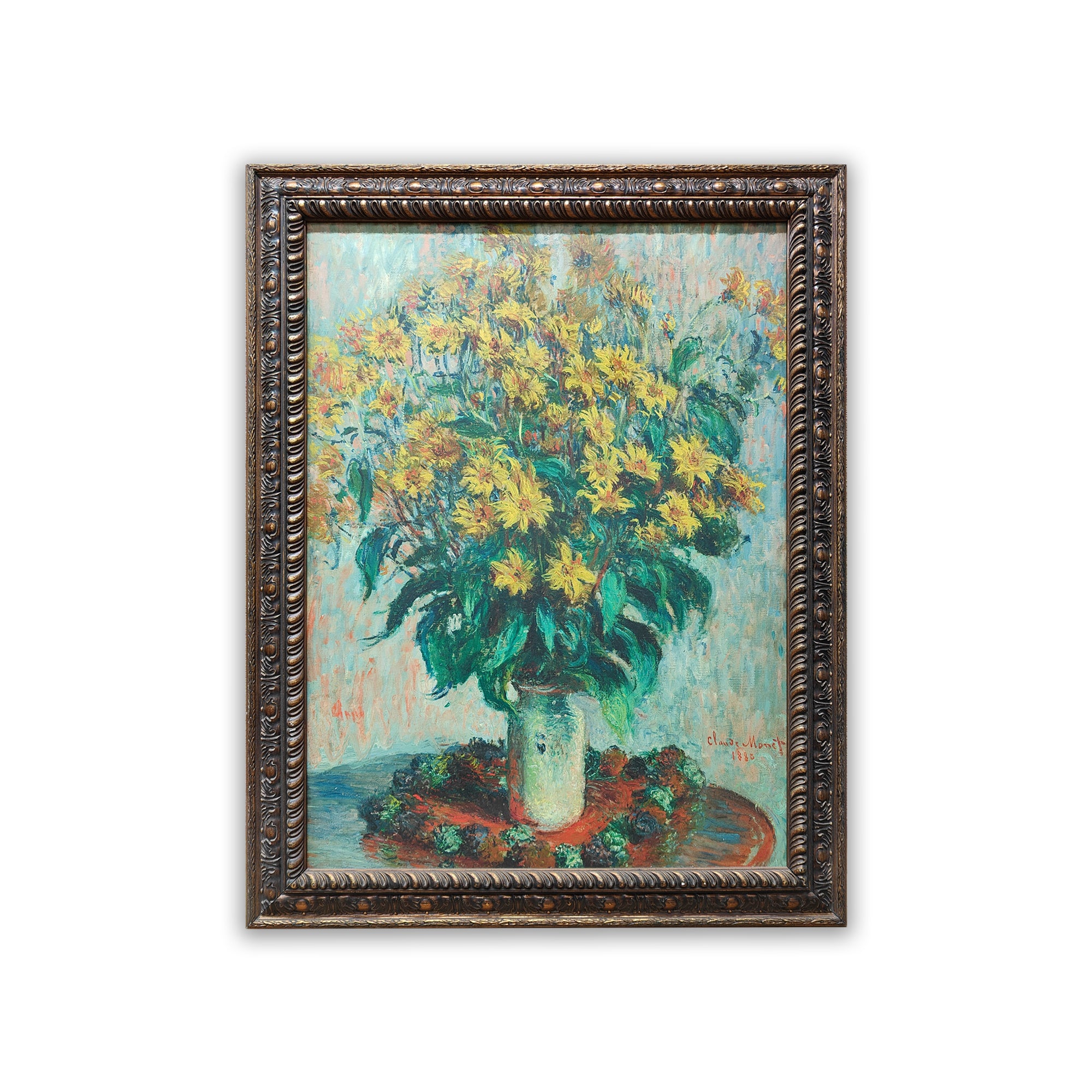 Jerusalem Artichoke Flowers by Claude Monet