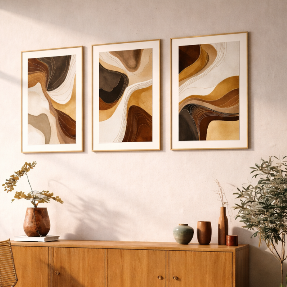 Golden Contour - Set of Three