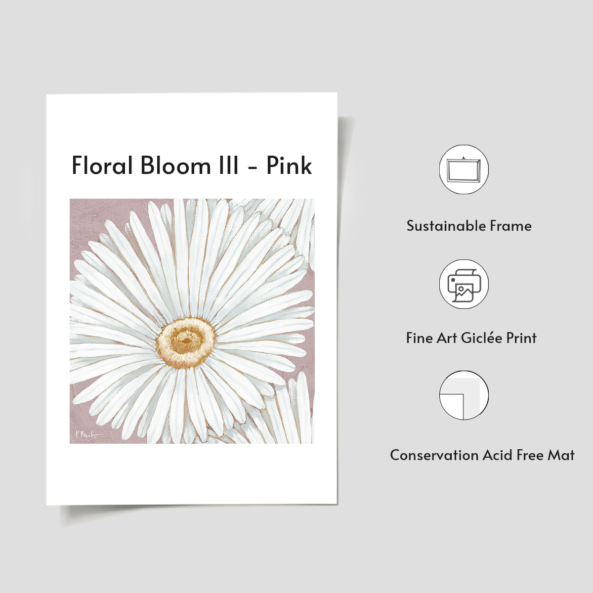 Floral Bloom III - Pink