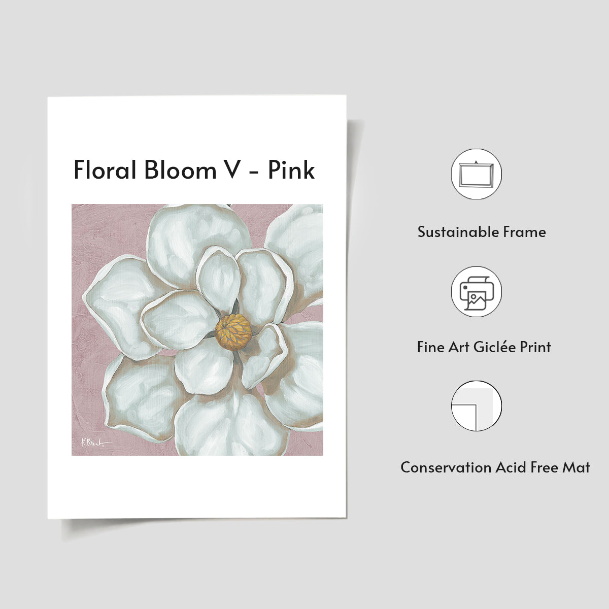 Floral Bloom V - Pink