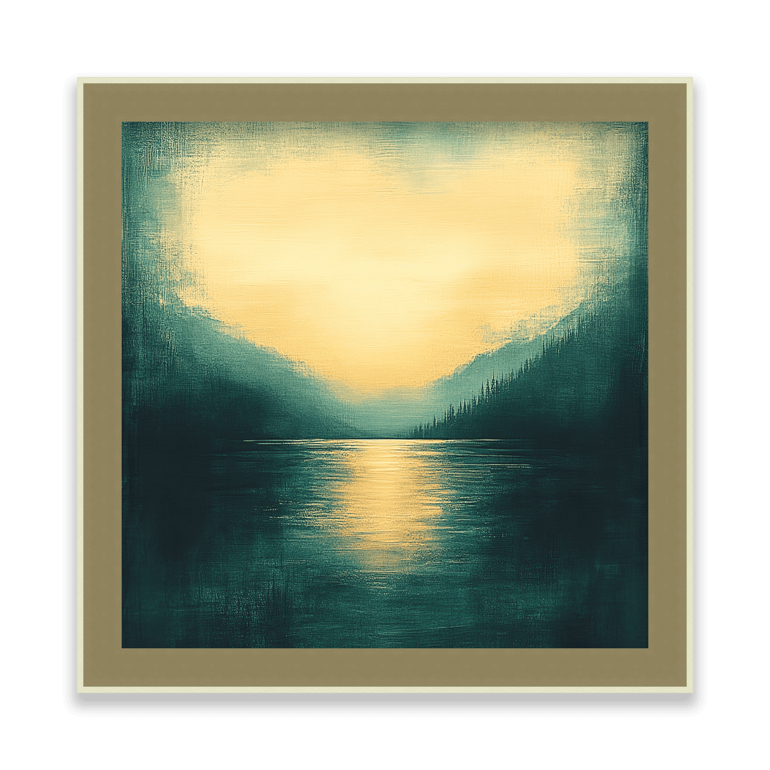 Ethereal Lake Glow