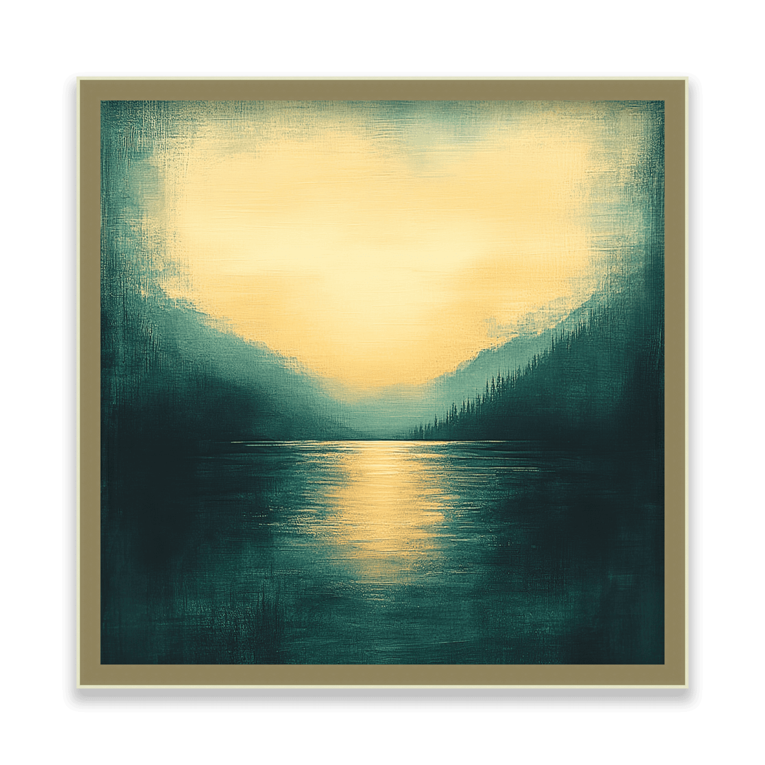 Ethereal Lake Glow