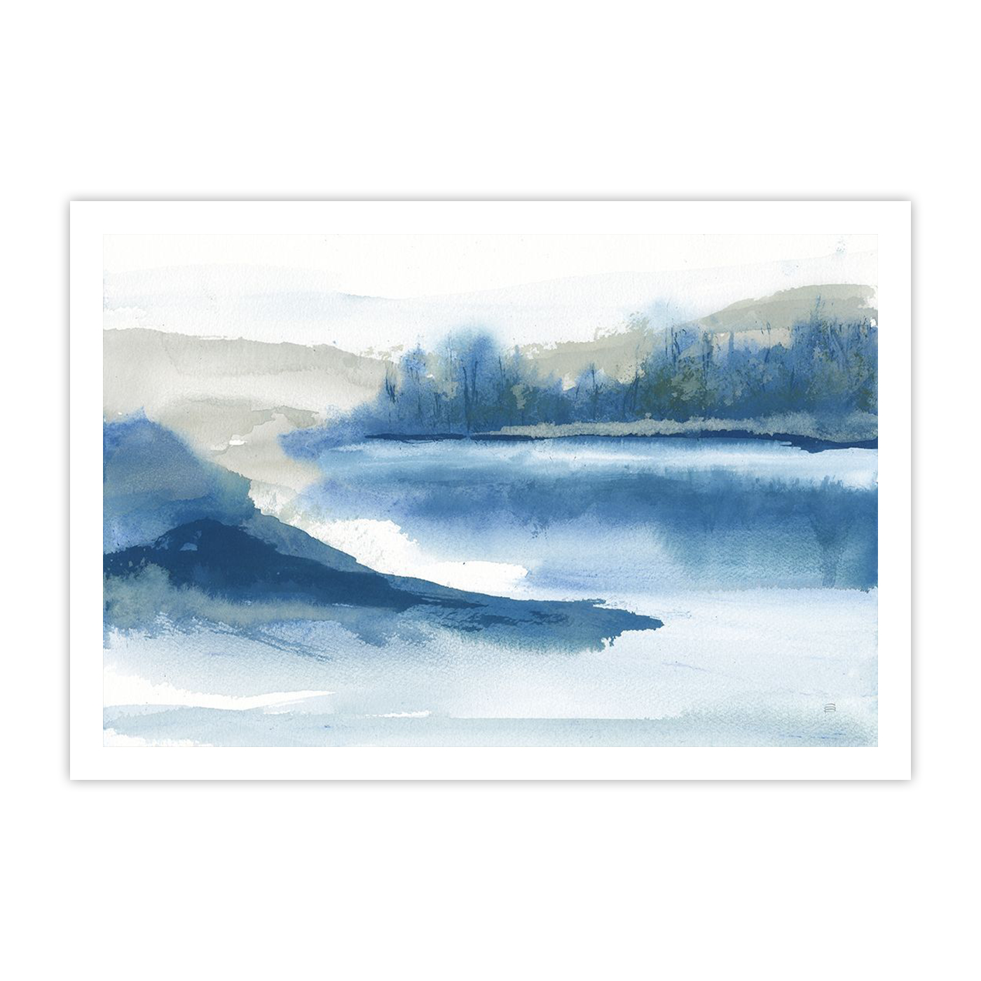 Brouillard bleu I